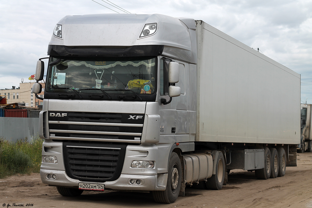 Красноярский край, № Н 202 АМ 124 — DAF XF105 FT