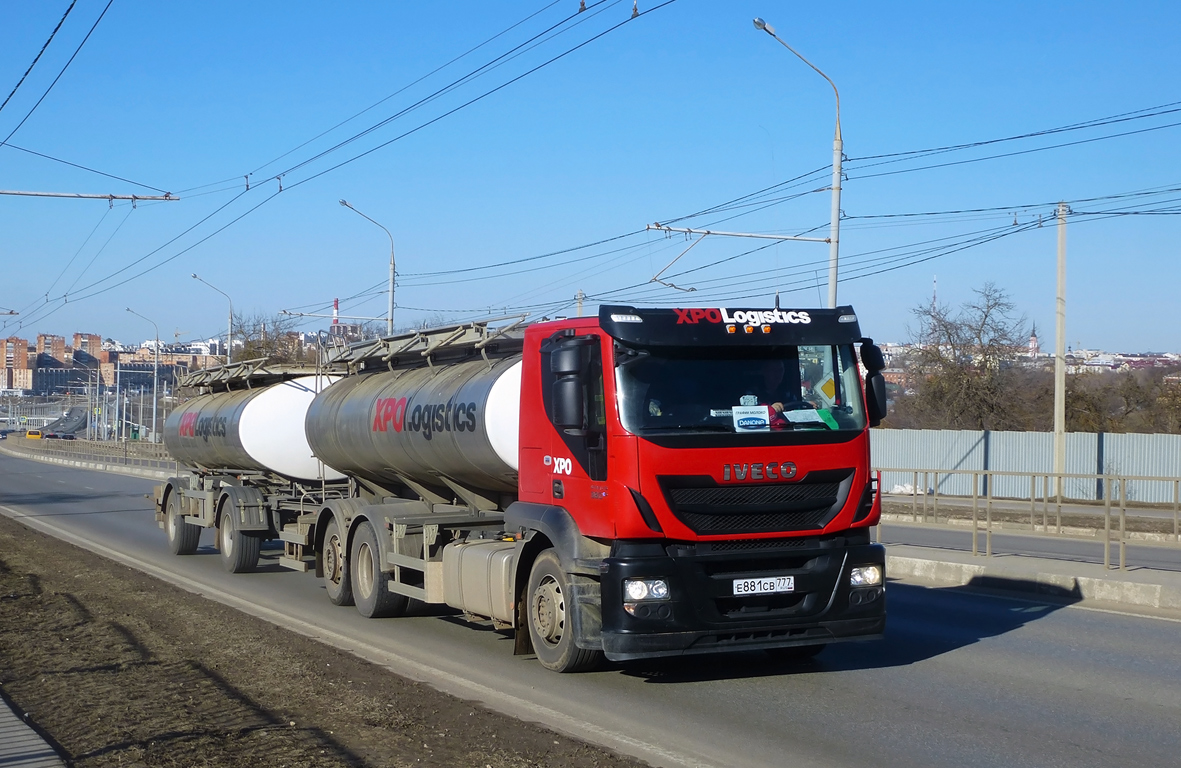 Москва, № Е 881 СВ 777 — IVECO Stralis ('2012) 350