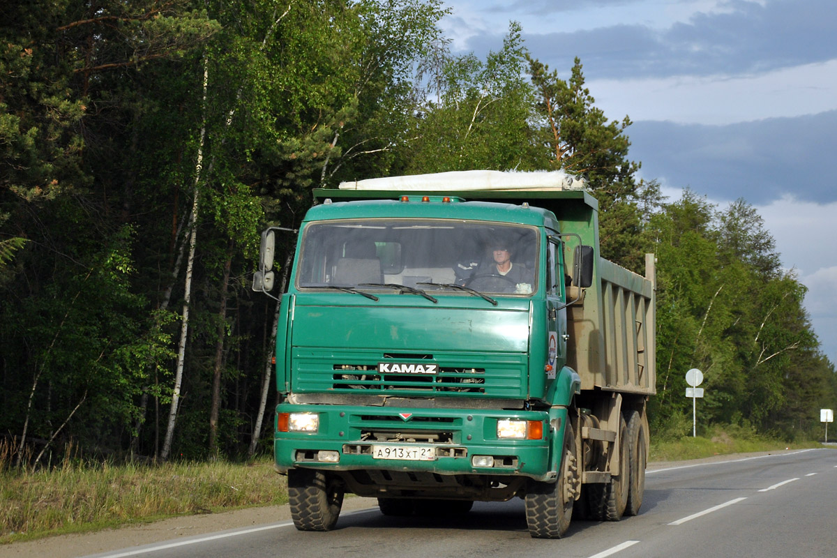 Чувашия, № А 913 ХТ 21 — КамАЗ-6520-06 [65200F]