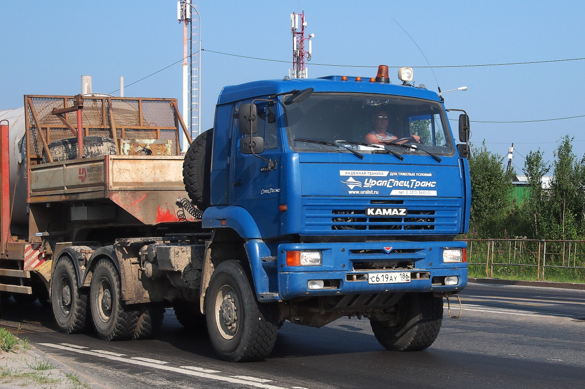 Ханты-Мансийский автоном.округ, № С 619 АУ 186 — КамАЗ-65225-22 [65225Y]