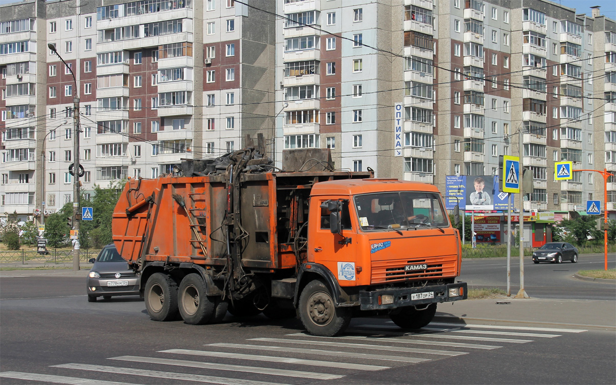 Красноярский край, № У 187 ОР 24 — КамАЗ-53215 [532150]