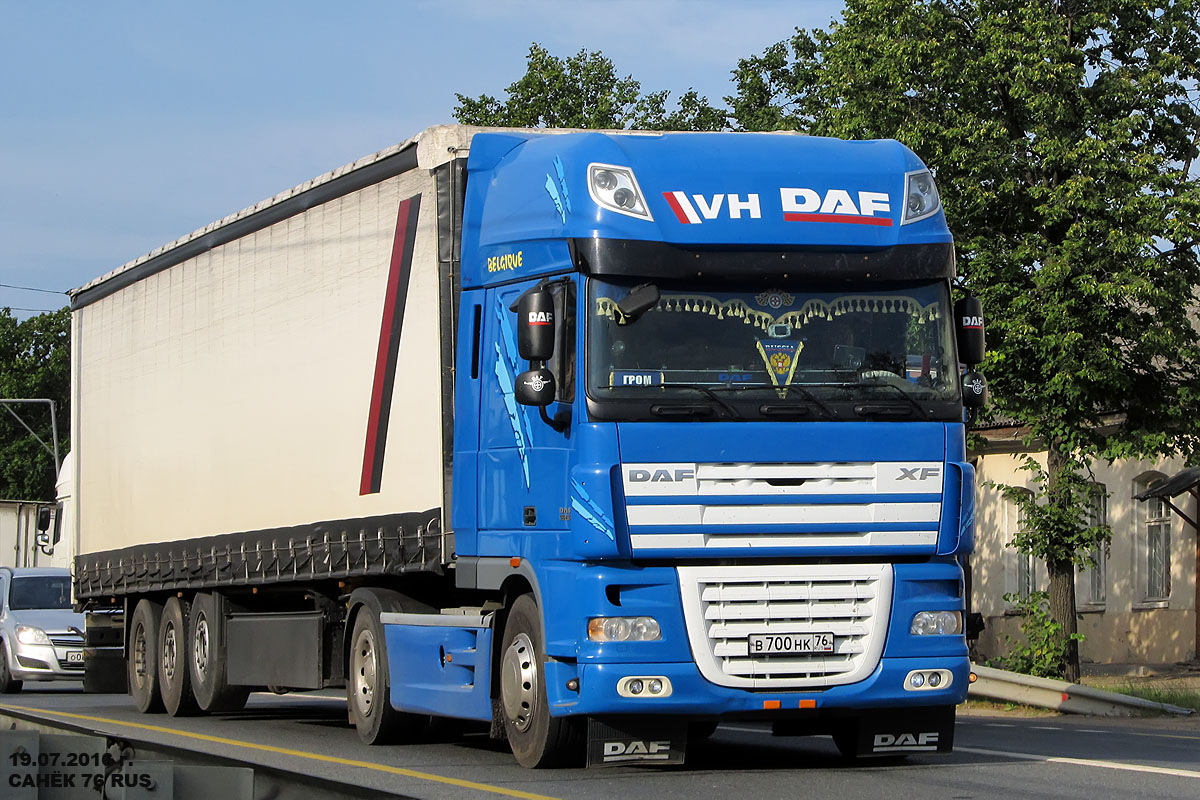 Ярославская область, № В 700 НК 76 — DAF XF105 FT