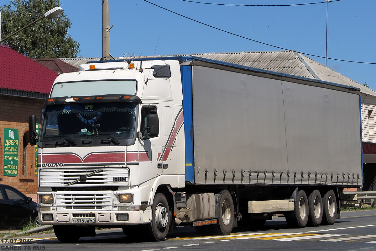 Ленинградская область, № Т 578 ВВ 47 — Volvo ('1993) FH12.420