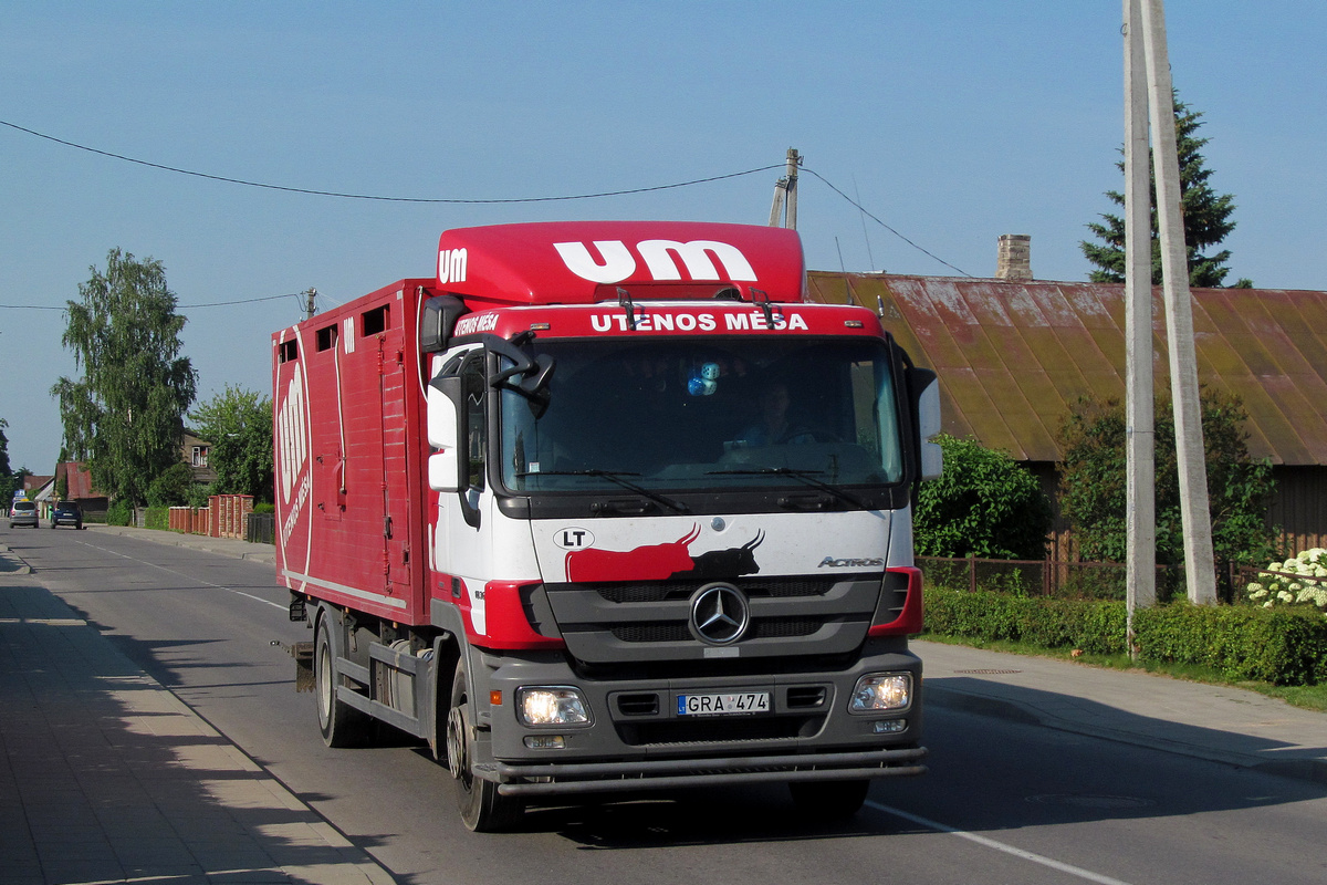 Литва, № GRA 474 — Mercedes-Benz Actros ('2009) 1836