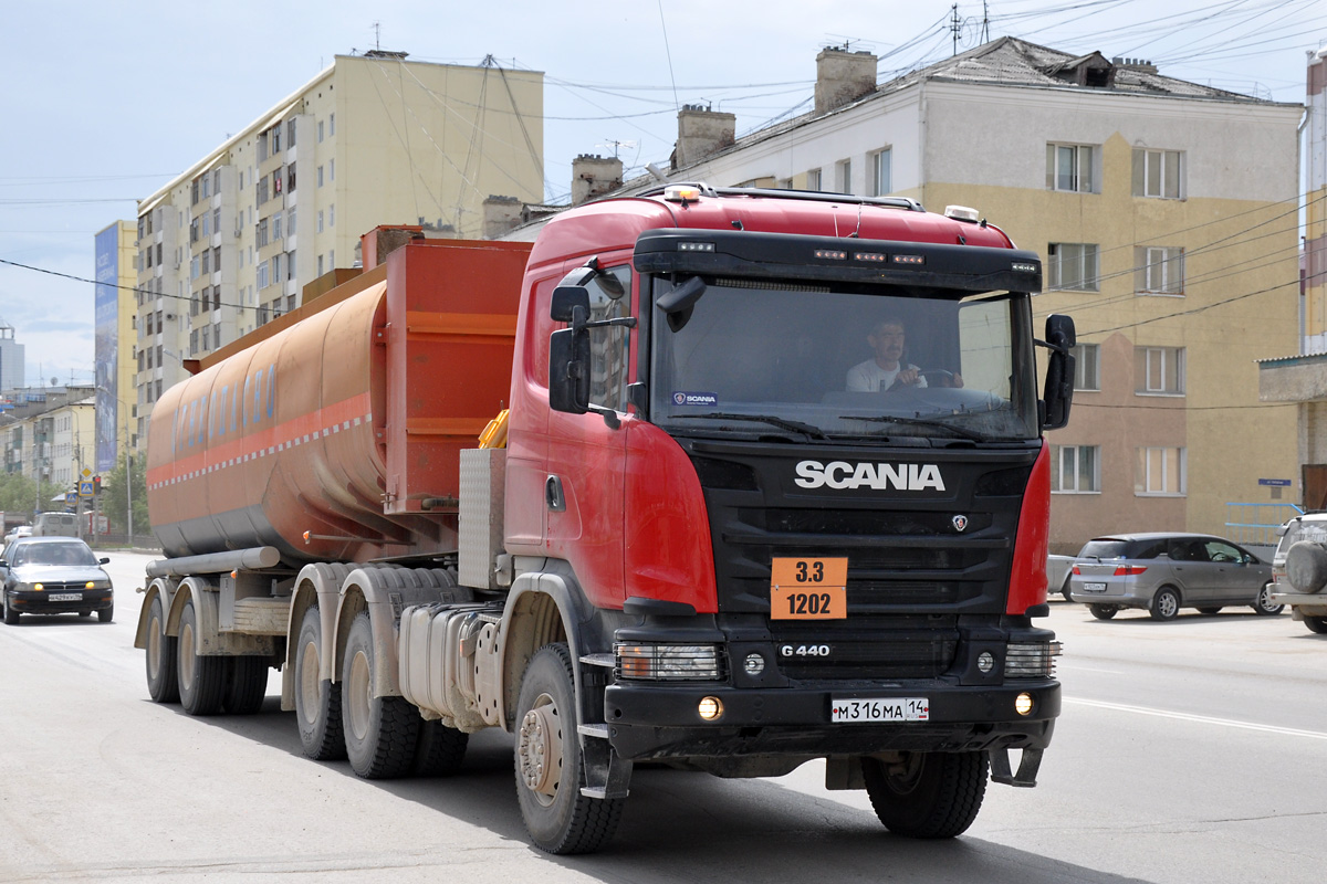 Саха (Якутия), № М 316 МА 14 — Scania ('2013) G440