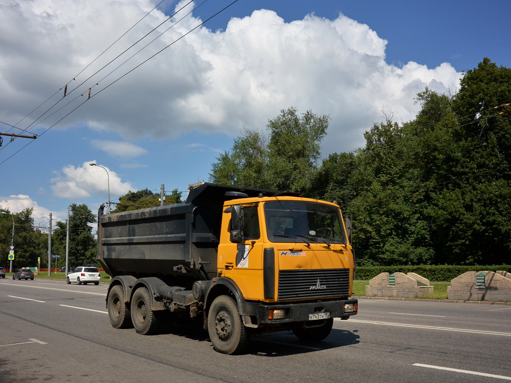 Москва, № Х 743 ТН 197 — МАЗ-5516A5