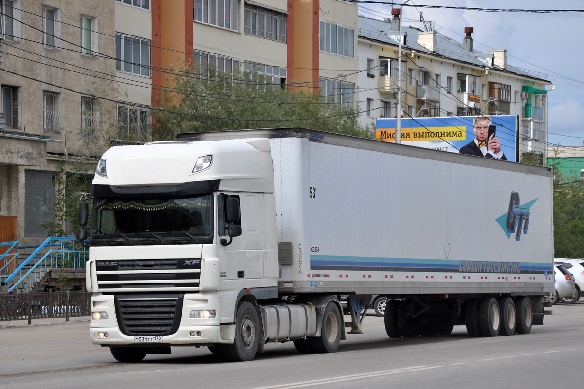 Санкт-Петербург, № Т 031 ТТ 178 — DAF XF105 FT