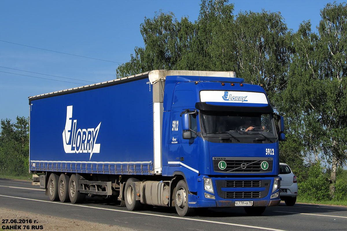 Свердловская область, № 5912 — Volvo ('2008) FH.420 [X9P]