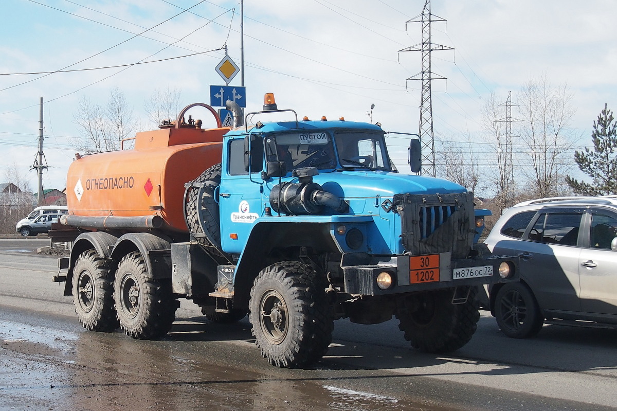 Тюменская область, № М 876 ОС 72 — Урал-5557-40