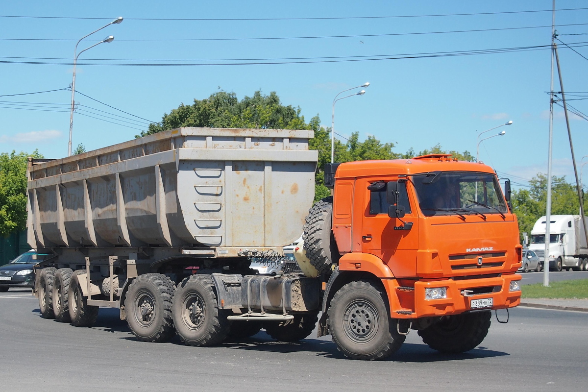 Тюменская область, № Р 389 МН 72 — КамАЗ-53504-46