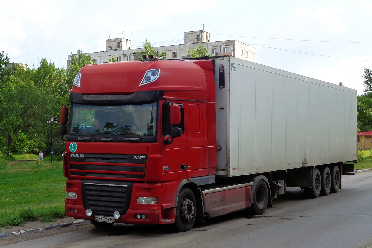 Саратовская область, № Х 978 ТВ 64 — DAF XF105 FT