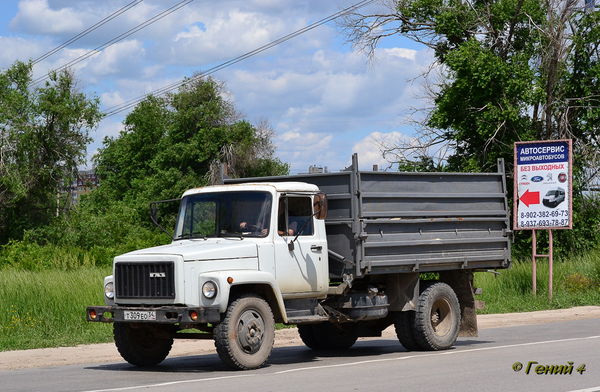 Волгоградская область, № Т 309 ЕО 34 — ГАЗ-33072