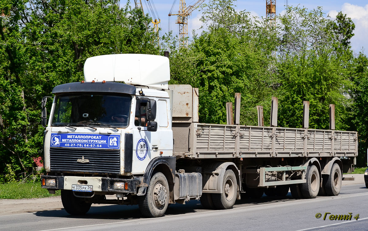 Волгоградская область, № К 335 РК 34 — МАЗ-543205