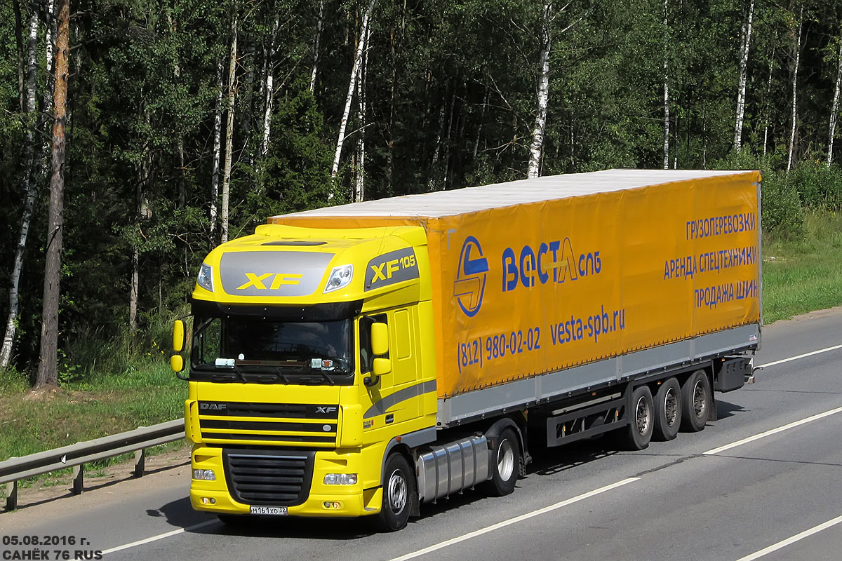 Брянская область, № М 161 ХО 32 — DAF XF105 FT