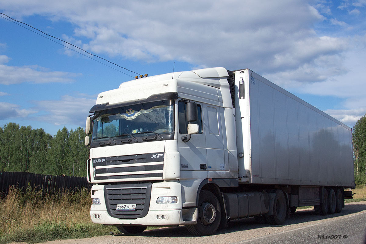 Удмуртия, № С 662 УО 18 — DAF XF105 FT