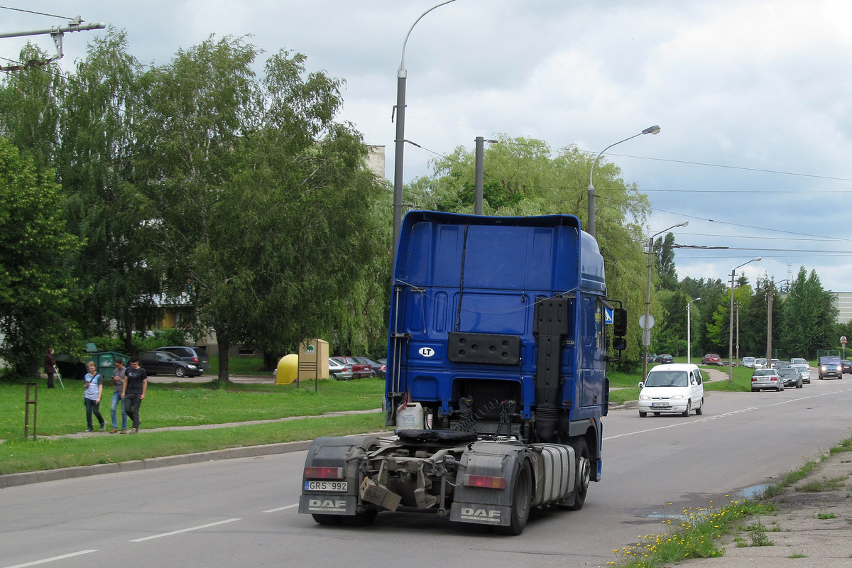 Литва, № GRS 992 — DAF XF95 FT