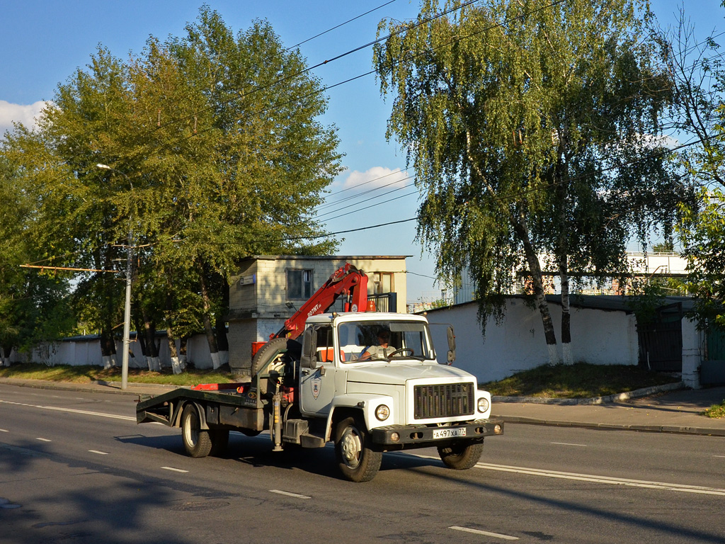 Москва, № А 497 ХА 77 — ГАЗ-3309