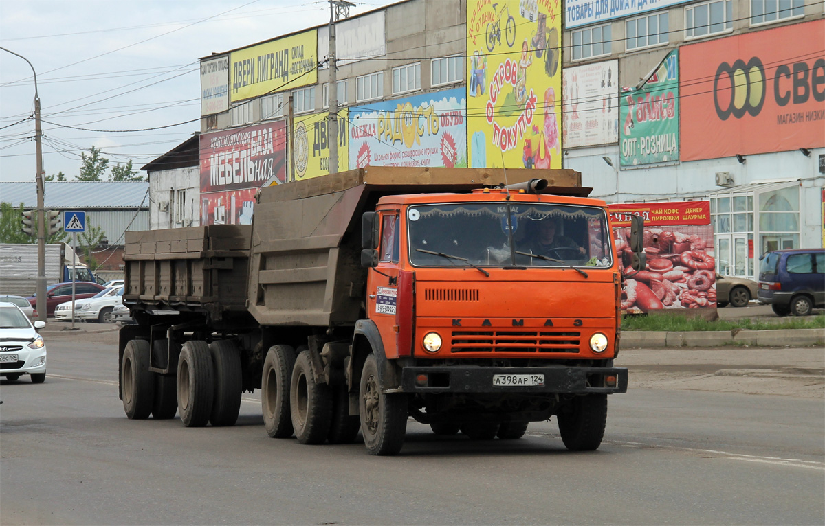 Красноярский край, № А 398 АР 124 — КамАЗ-55111 [551110]