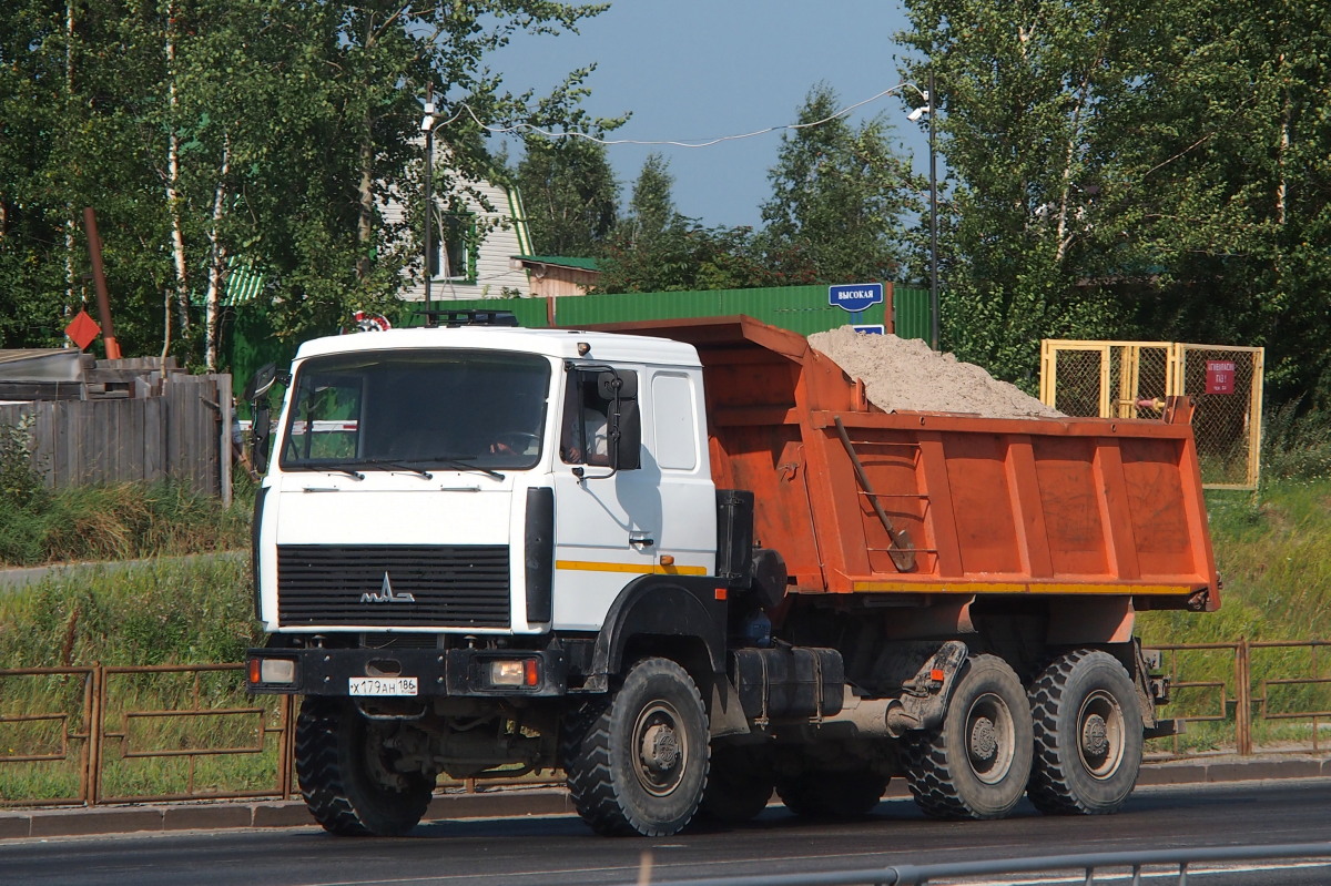 Ханты-Мансийский автоном.округ, № Х 179 АН 186 — МАЗ-651705