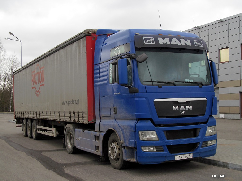 Смоленская область, № С 471 ТО 67 — MAN TGX ('2007) 18.440