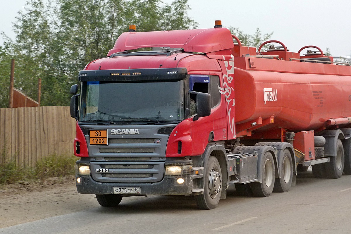 Саха (Якутия), № Х 375 ЕР 14 — Scania ('2004) P380