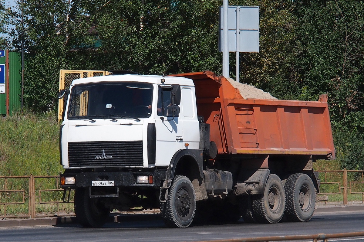 Ханты-Мансийский автоном.округ, № В 939 АА 186 — МАЗ-651705