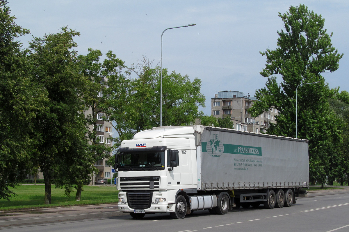 Польша, № BI 4013V — DAF XF105 FT