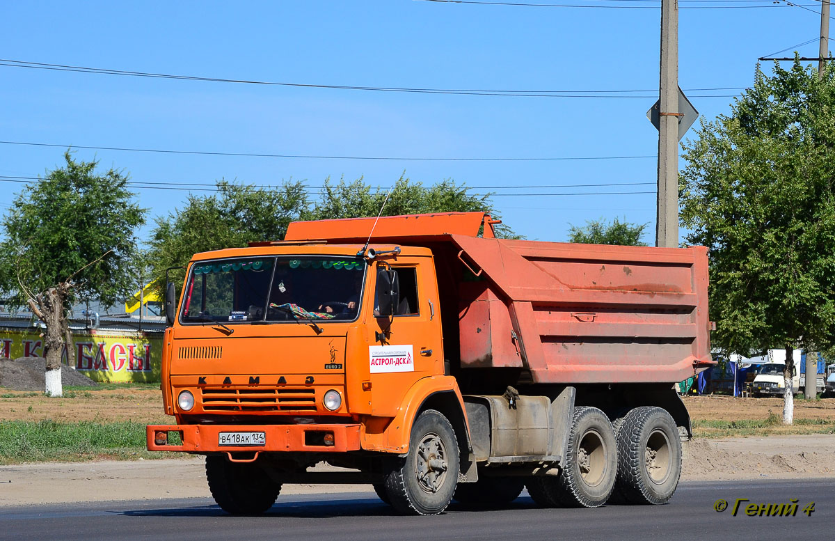 Волгоградская область, № В 418 АК 134 — КамАЗ-5511