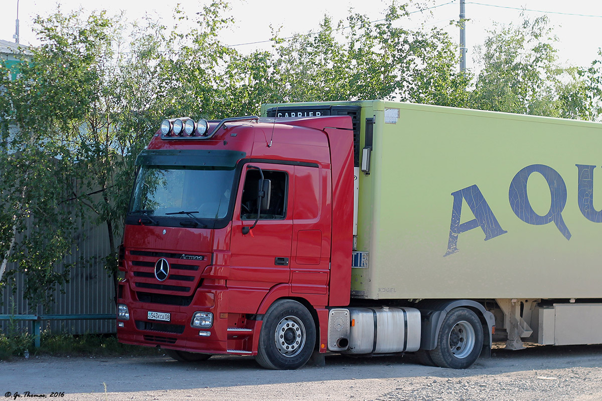 Жамбылская область, № 543 KCA 08 — Mercedes-Benz Actros ('2003) 1844