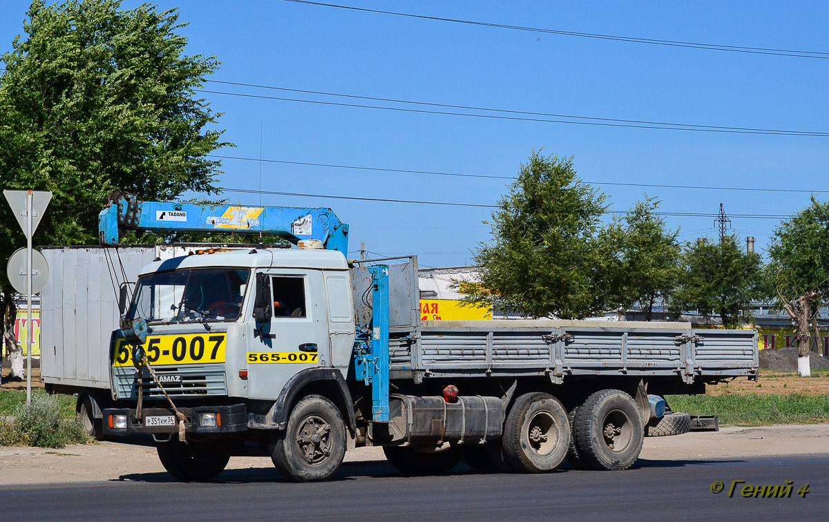 Волгоградская область, № Р 351 КМ 34 — КамАЗ-53215-02 [53215C]