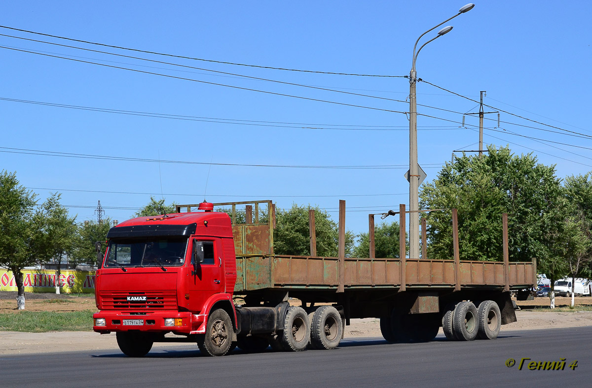 Волгоградская область, № Е 119 ТА 34 — КамАЗ-5410