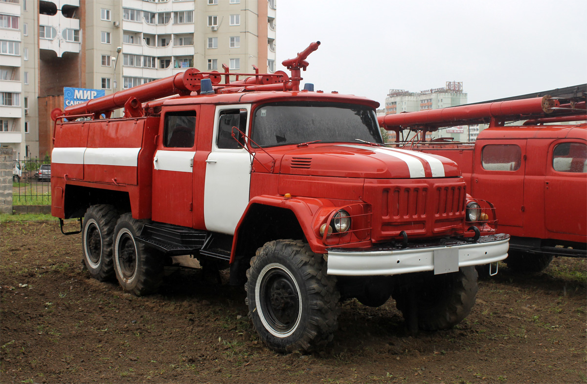 Красноярский край, № (24) Б/Н 0010 — ЗИЛ-131Н; Красноярский край — Автомобили на постаментах; Техника на постаментах, памятники (Красноярский край)