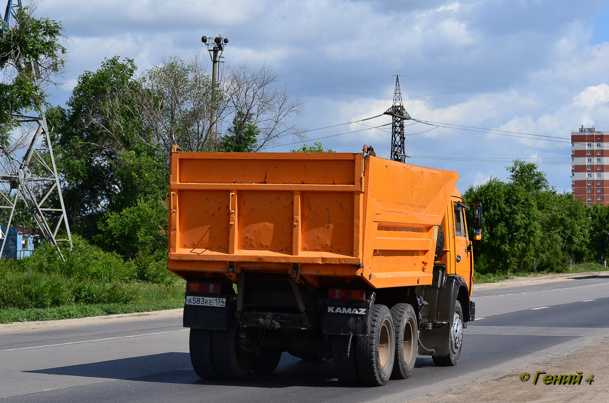 Волгоградская область, № А 583 КЕ 134 — КамАЗ-5511