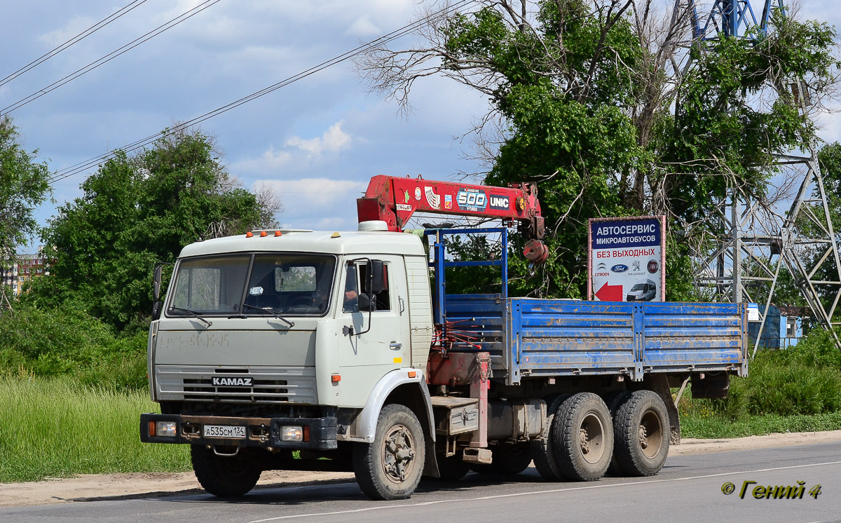 Волгоградская область, № А 535 СМ 134 — КамАЗ-53212