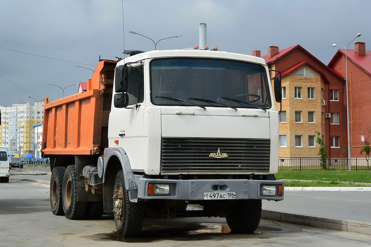 Ханты-Мансийский автоном.округ, № Т 497 АС 186 — МАЗ-551605