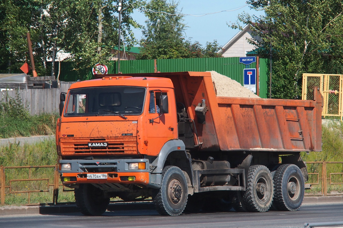 Ханты-Мансийский автоном.округ, № Х 670 АН 186 — КамАЗ-6522 [652200]