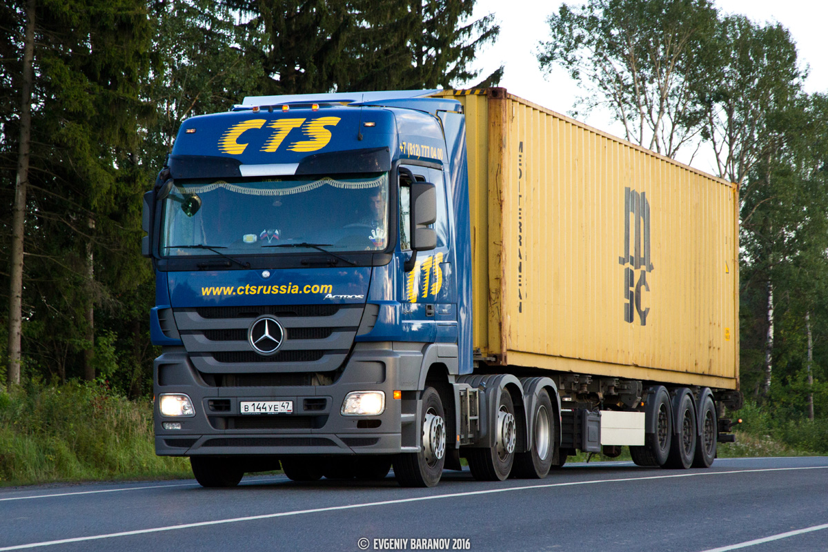 Ленинградская область, № В 144 УЕ 47 — Mercedes-Benz Actros '09 2544 [Z9M]