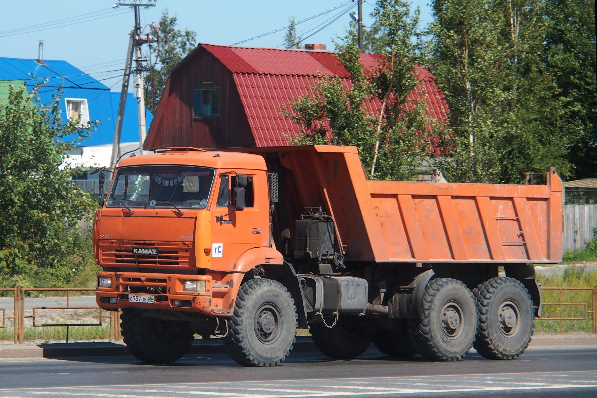 Ханты-Мансийский автоном.округ, № С 757 ОР 86 — КамАЗ-65222 [652220]