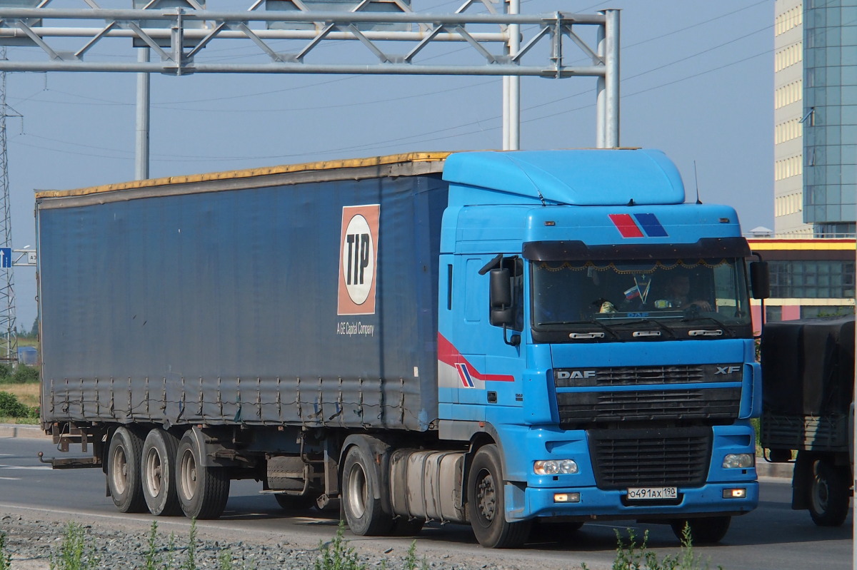 Московская область, № О 491 АХ 190 — DAF XF95 FT