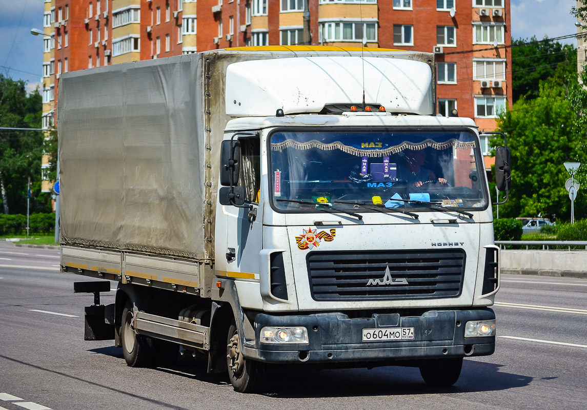 Орловская область, № О 604 МО 57 — МАЗ-4371 (общая модель)