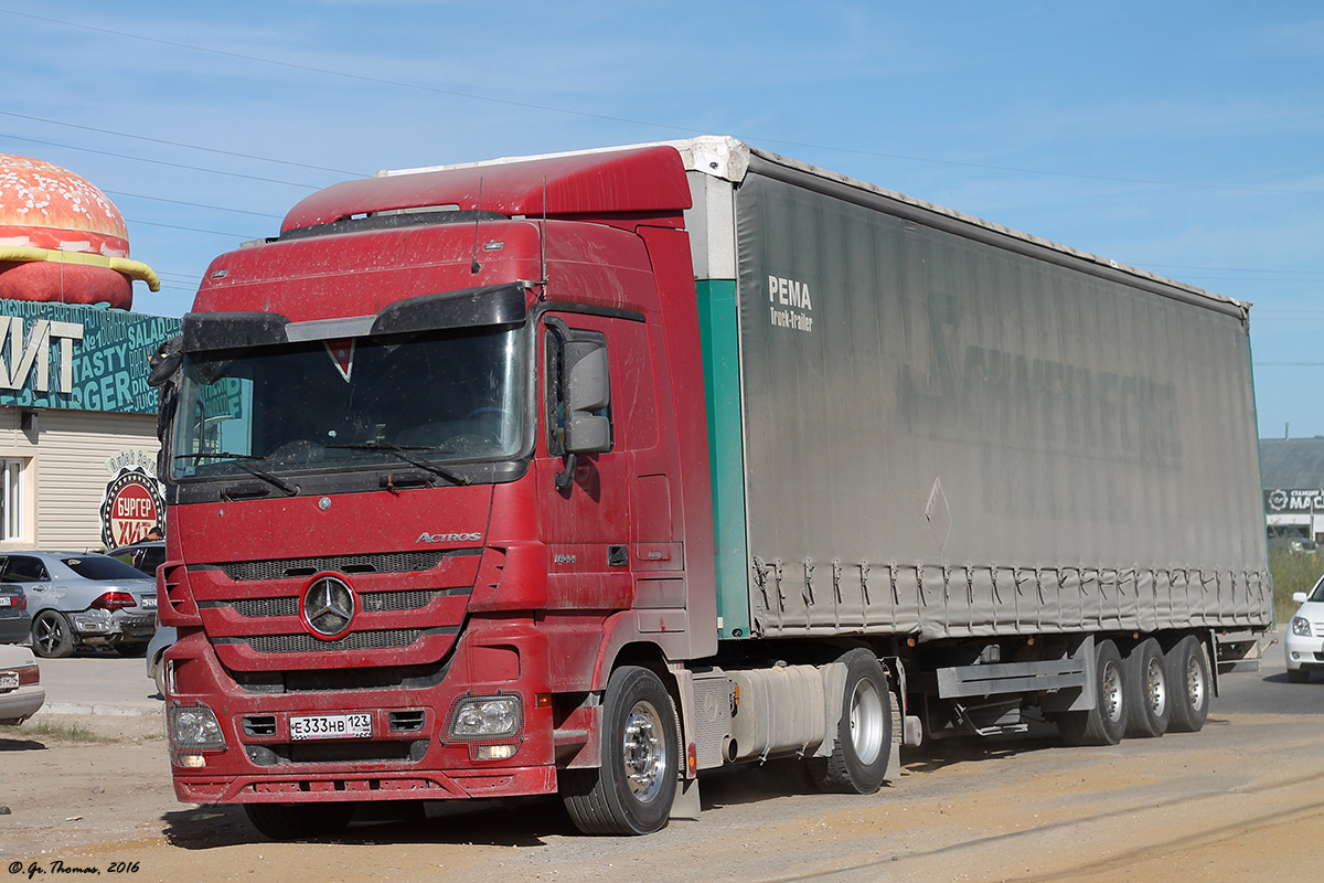 Краснодарский край, № Е 333 НВ 123 — Mercedes-Benz Actros ('2003) 1844