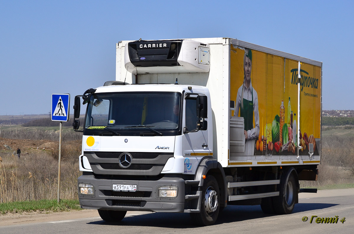 Волгоградская область, № А 591 РА 134 — Mercedes-Benz Axor 1823