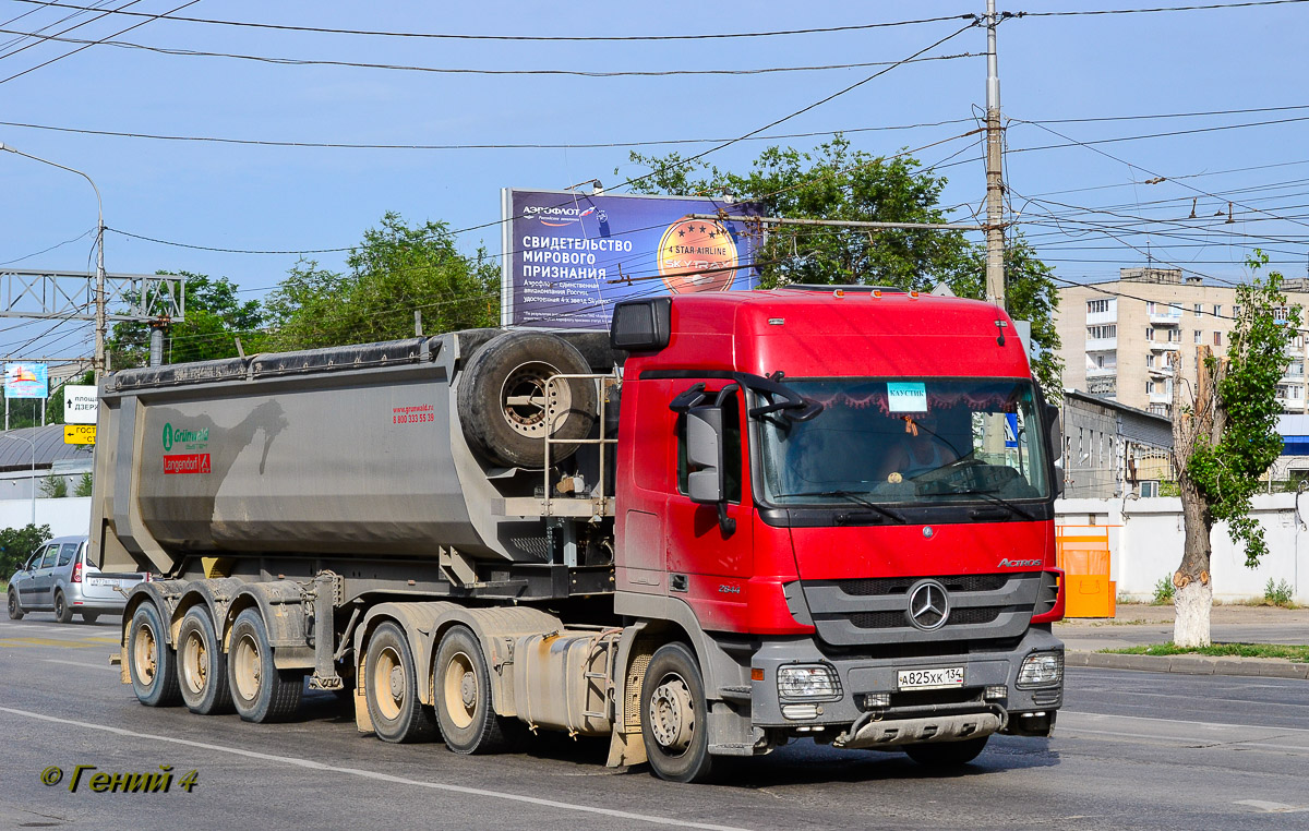 Волгоградская область, № А 825 ХК 134 — Mercedes-Benz Actros '09 2644 [Z9M]