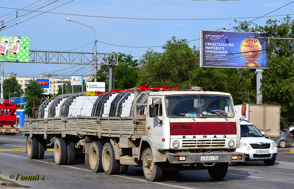 Волгоградская область, № А 343 КТ 34 — КамАЗ-5320