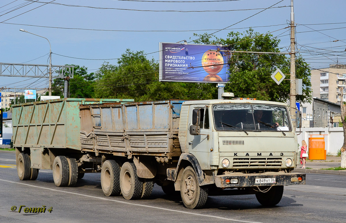 Волгоградская область, № К 849 ХТ 34 — КамАЗ-53212