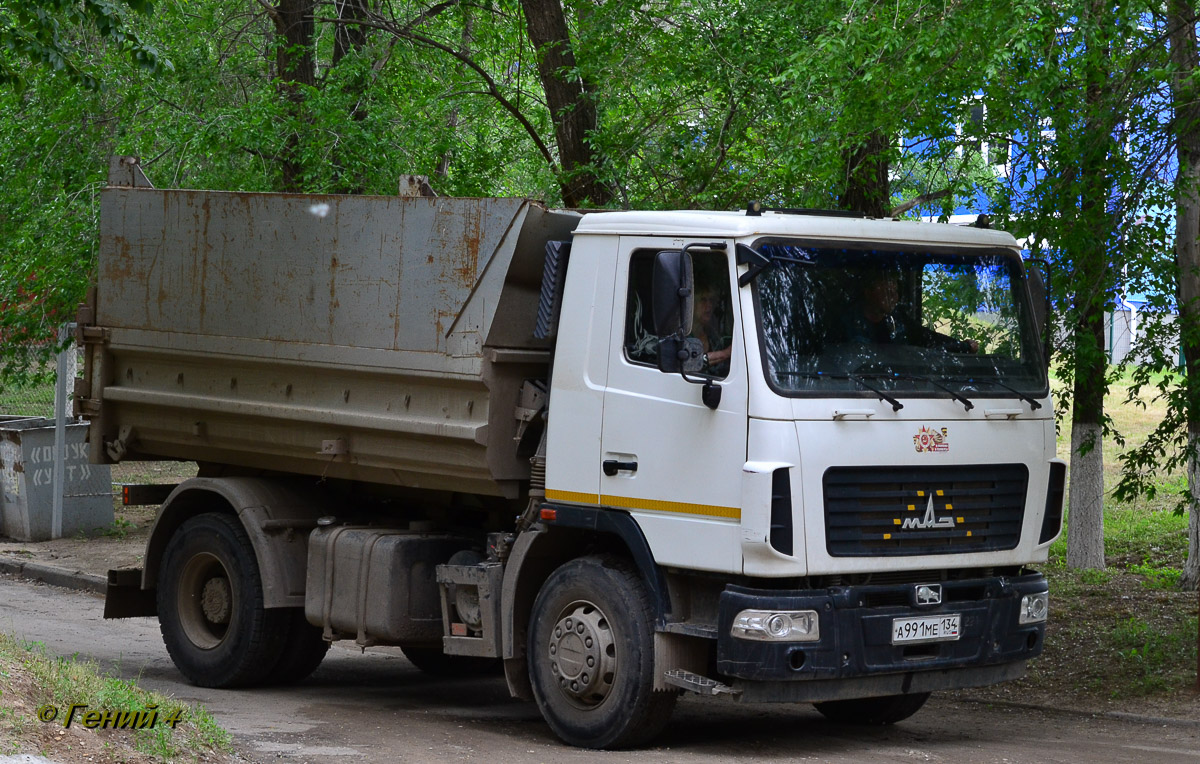 Волгоградская область, № А 991 МЕ 134 — МАЗ-5550B2