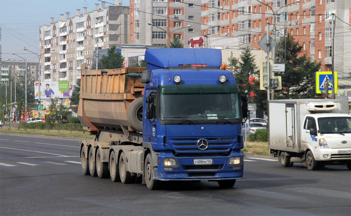 Красноярский край, № У 400 МХ 124 — Mercedes-Benz Actros ('2003) 2646