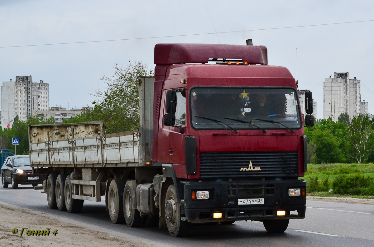 Волгоградская область, № М 474 РЕ 34 — МАЗ-643008