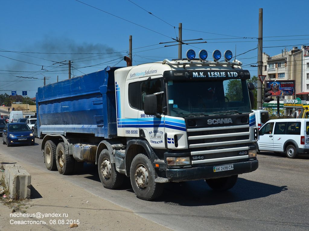 Севастополь, № АК 2498 СА — Scania ('1996) P124C