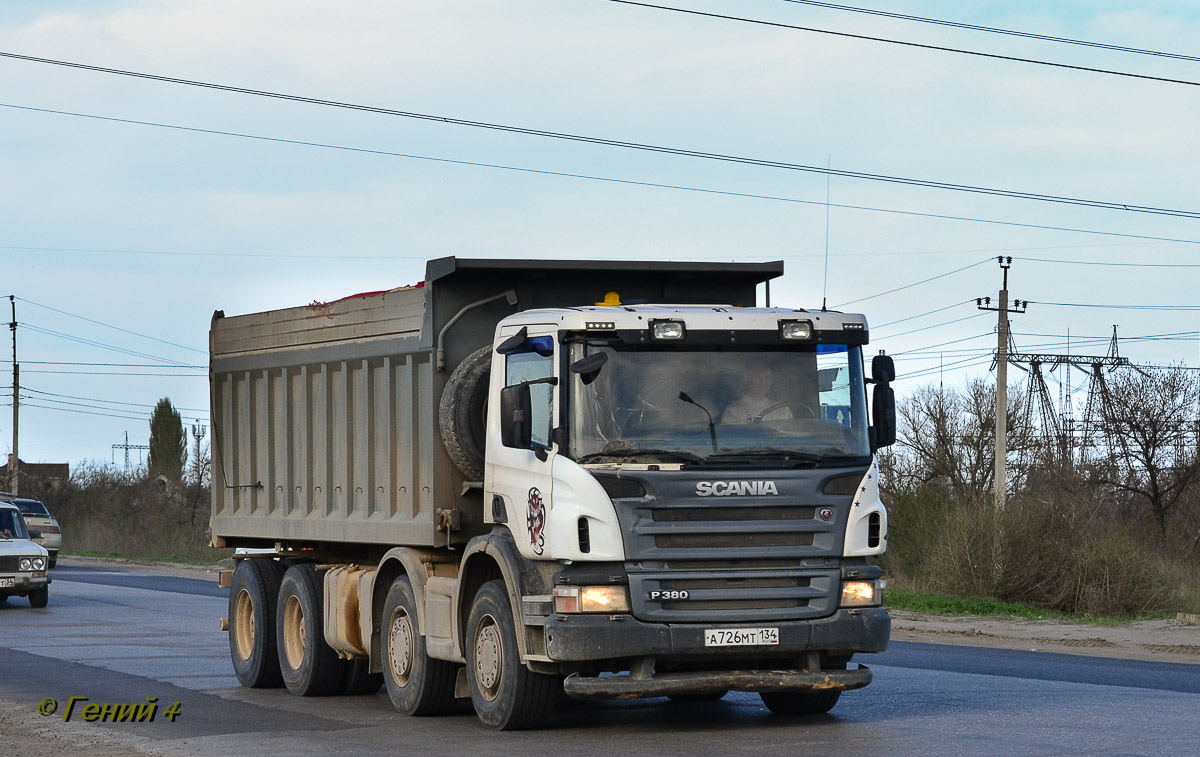 Волгоградская область, № А 726 МТ 134 — Scania ('2004) P380